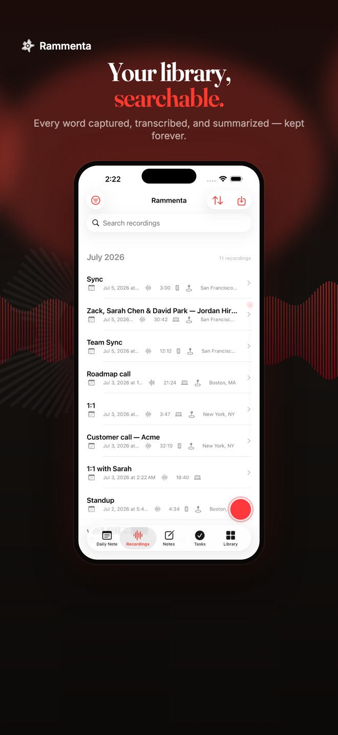 Your whole library, searchable